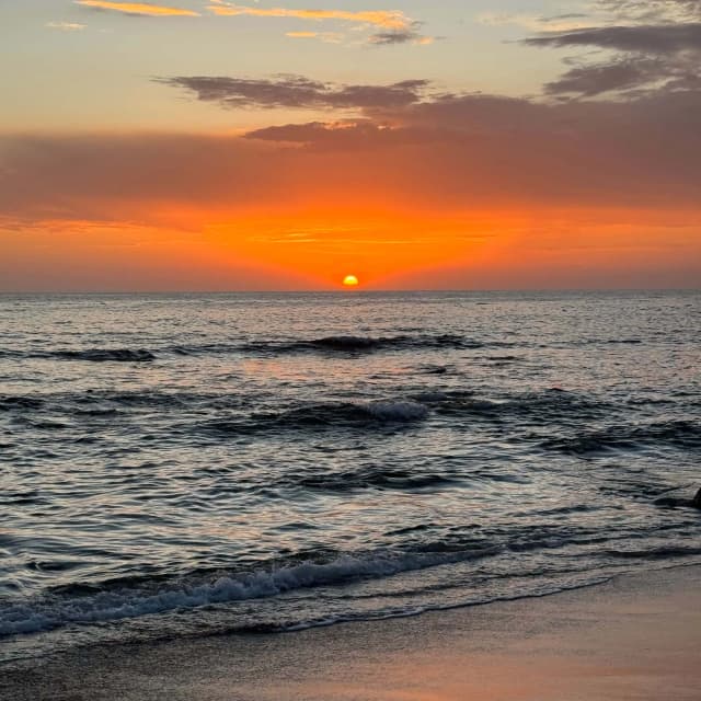 Sunrise in Bronte Beach in Sydney