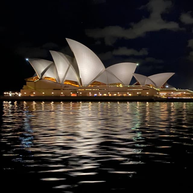 Sydney Opera House view by night